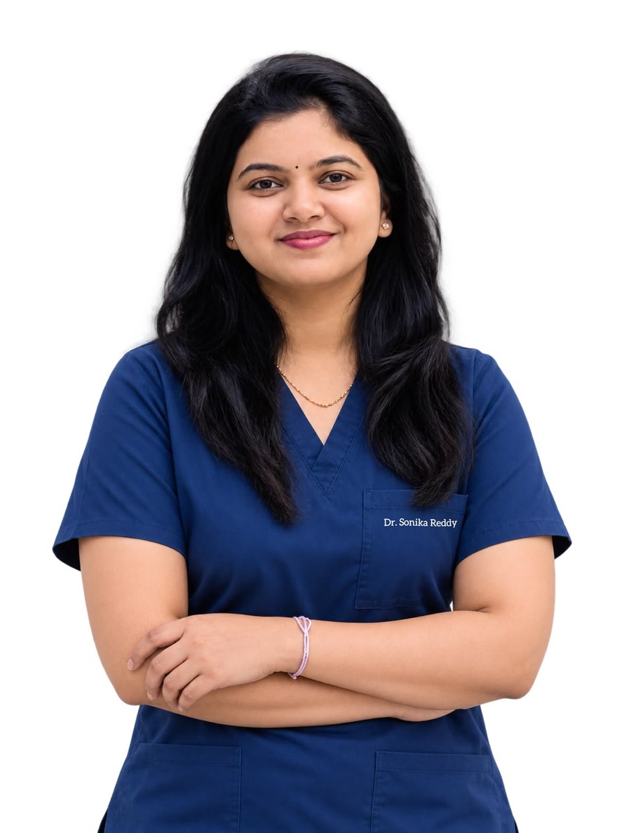 Dr. Sonika Reddy, Paediatric Dentist and Pedodontist attending STHIRA Dentistry & Facial Surgery