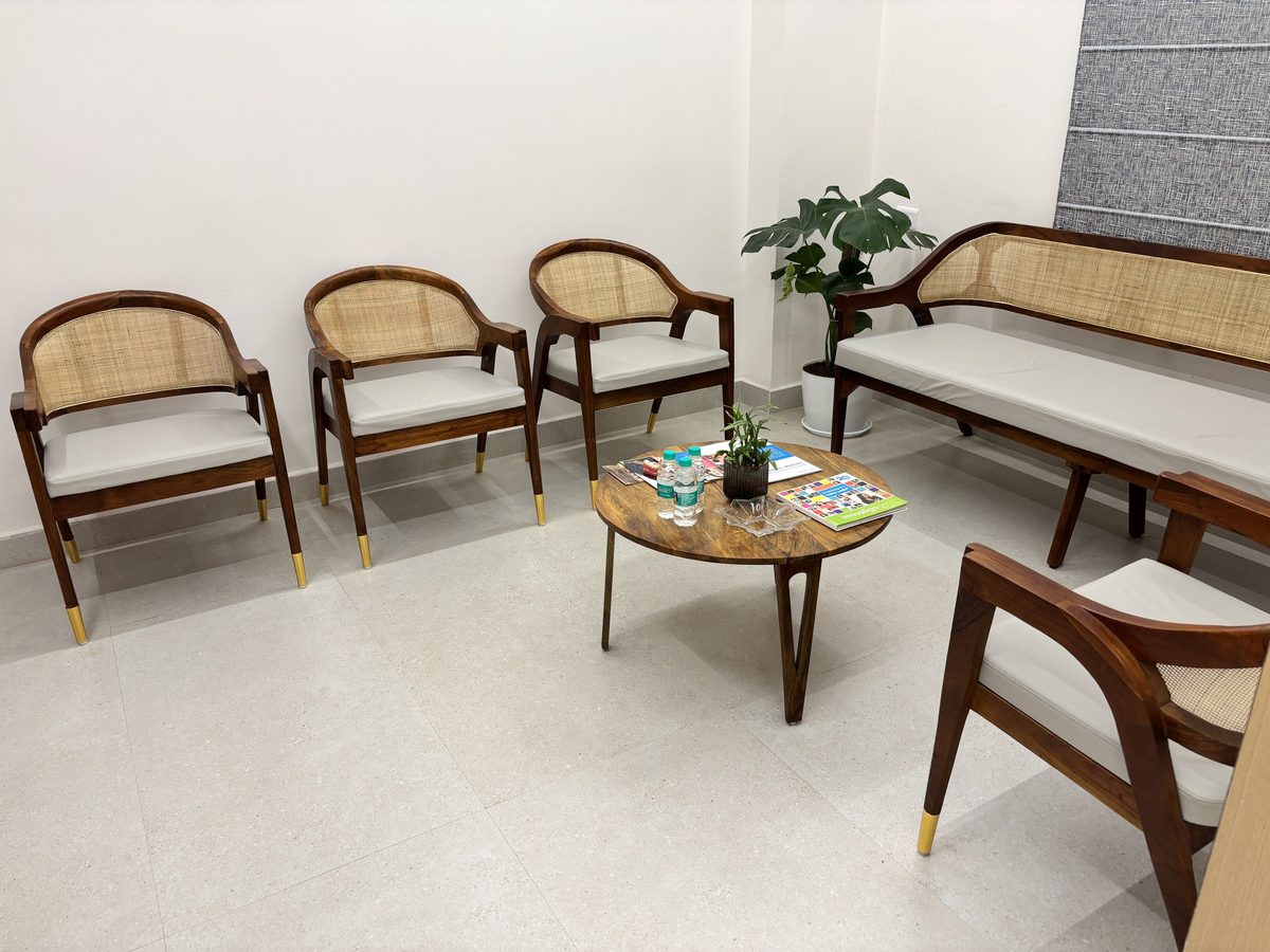 Waiting area at STHIRA Dentistry and Facial Surgery